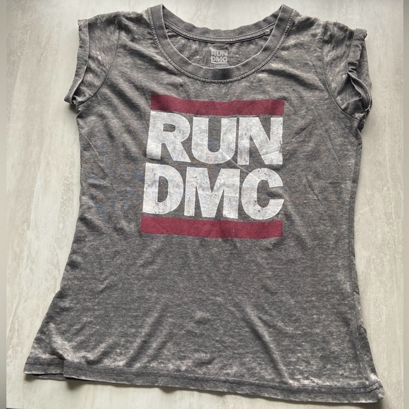 RUN DMC Cap Sleeve Tee - Picture 2 of 5